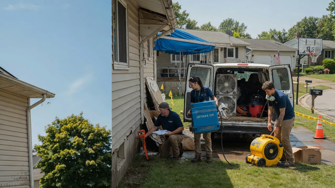 Ceiling Leak Cleanup in Lyndon Station, WI near me